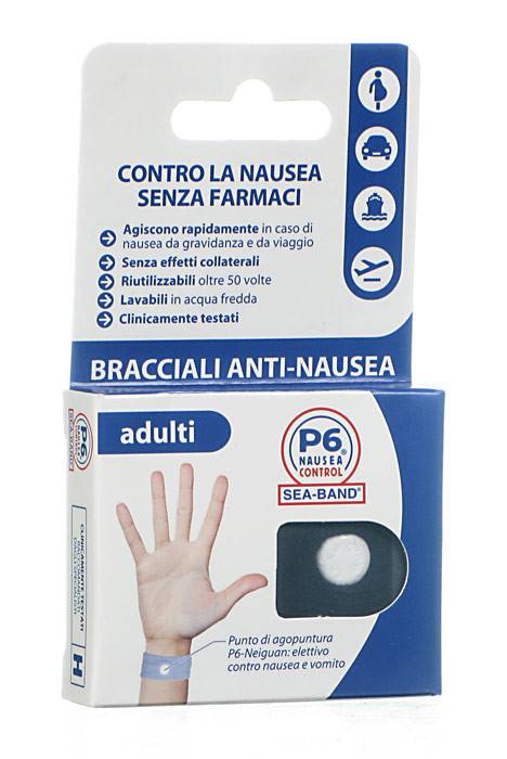 BRACCIALE ANTI NAUSEA PER ADULTI P6 NAUSEA CONTROL 2 PEZZI BRACCIALE ANTI NAUSEA PER ADULTI P6 NAUSEA CONTROL 2 PEZZI