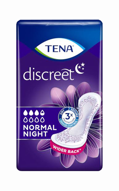 ASSORBENTE TENA DISCREET NORMAL NIGHT 10 PEZZI ASSORBENTE TENA DISCREET NORMAL NIGHT 10 PEZZI