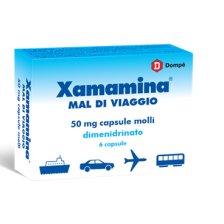 XAMAMINA MAL DI VIAGGIO*6 cps molli 50 mg XAMAMINA MAL DI VIAGGIO*6 cps molli 50 mg