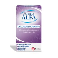 COLLIRIO ALFA DECONGESTIONANTE*collirio 10 ml 0,8 mg/ml COLLIRIO ALFA DECONGESTIONANTE*collirio 10 ml 0,8 mg/ml