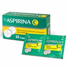 ASPIRINA C*10 cpr eff 400 mg + 240 mg con vitamina C ASPIRINA C*10 cpr eff 400 mg + 240 mg con vitamina C