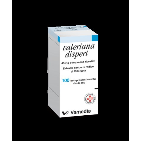 VALERIANA DISPERT*100 cpr riv 45 mg VALERIANA DISPERT*100 cpr riv 45 mg