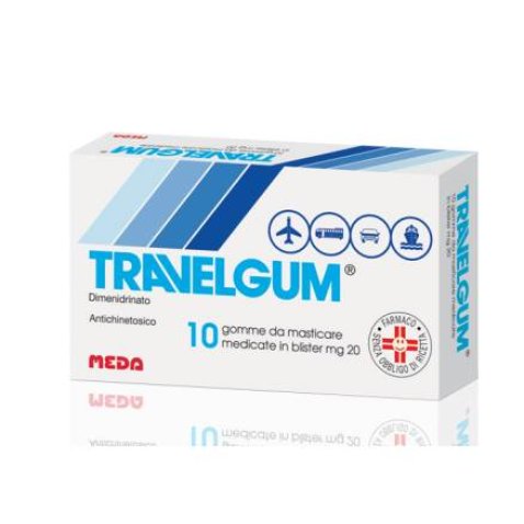 TRAVELGUM*10 gomme da masticare 20 mg TRAVELGUM*10 gomme da masticare 20 mg