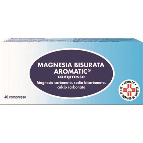 MAGNESIA BISURATA AROMATIC*40 cpr MAGNESIA BISURATA AROMATIC*40 cpr