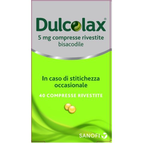 DULCOLAX*40 cpr riv 5 mg DULCOLAX*40 cpr riv 5 mg