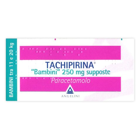 TACHIPIRINA*BB 10 supp 250 mg TACHIPIRINA*BB 10 supp 250 mg