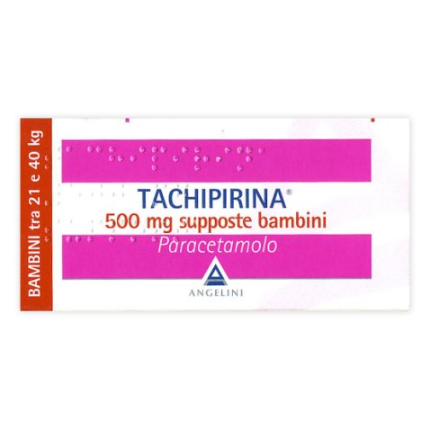 TACHIPIRINA*BB 10 supp 500 mg TACHIPIRINA*BB 10 supp 500 mg