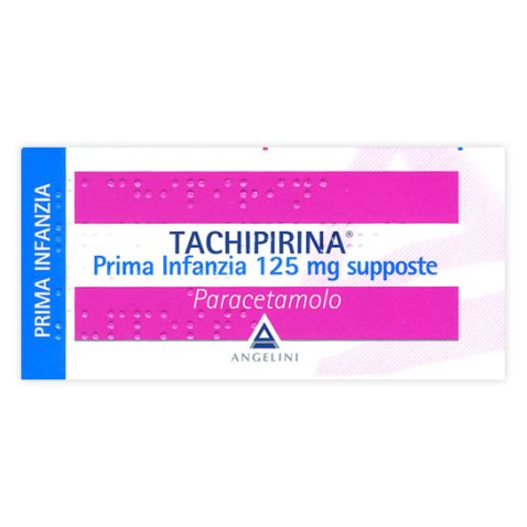 TACHIPIRINA*PRIMA INFANZIA 10 supp 125 mg TACHIPIRINA*PRIMA INFANZIA 10 supp 125 mg