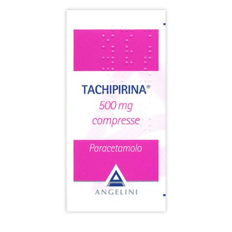 TACHIPIRINA*20 cpr div 500 mg TACHIPIRINA*20 cpr div 500 mg