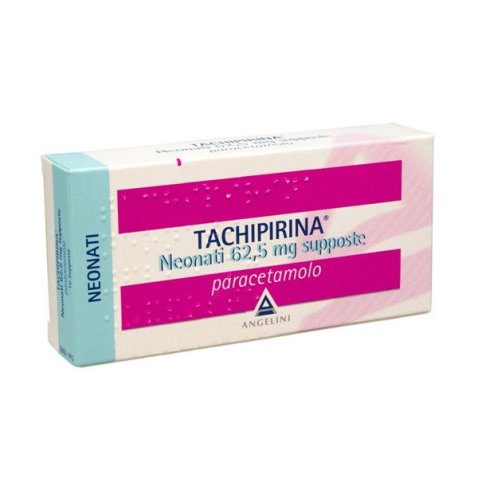 TACHIPIRINA*NEONATI 10 supp 62,5 mg TACHIPIRINA*NEONATI 10 supp 62,5 mg