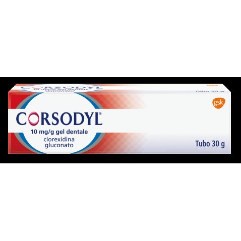 CORSODYL*gel dentale tubo 30 g 1 g/100 g CORSODYL*gel dentale tubo 30 g 1 g/100 g
