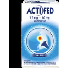ACTIFED*12 cpr 2,5 mg + 60 mg