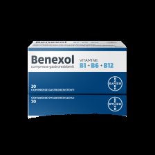 BENEXOL*20 cpr gastrores 250 mg + 250 mg + 500 mcg flacone