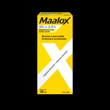 MAALOX*orale sosp 250 ml 4% + 3,5% aroma menta MAALOX*orale sosp 250 ml 4% + 3,5% aroma menta