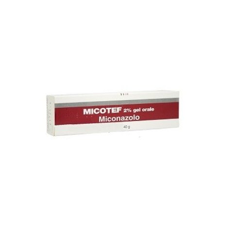 MICOTEF*orale gel 40 g 2% MICOTEF*orale gel 40 g 2%