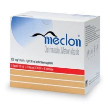 MECLON*soluzione vaginale 5 flaconi 200 mg/10 ml + 1 g/130 ml