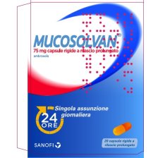 MUCOSOLVAN*20 cps 75 mg rilascio prolungato