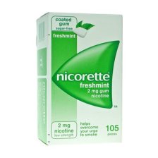 NICORETTE*105 gomme mast 2 mg menta forte NICORETTE*105 gomme mast 2 mg menta forte