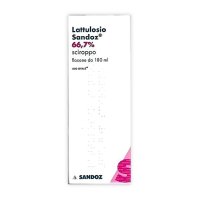 LATTULOSIO (SANDOZ)*sciroppo 180 ml 66,7% flacone LATTULOSIO (SANDOZ)*sciroppo 180 ml 66,7% flacone