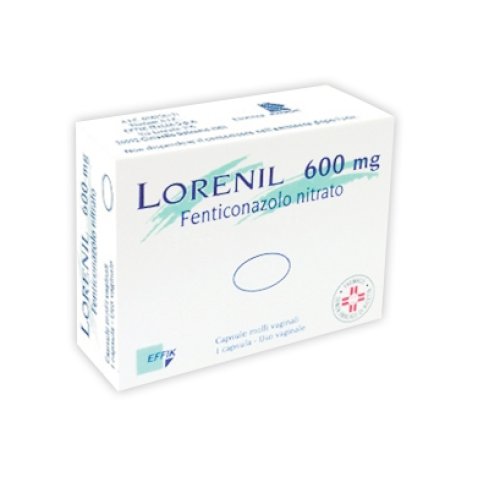 LORENIL*1 cps molli vag 600 mg LORENIL*1 cps molli vag 600 mg