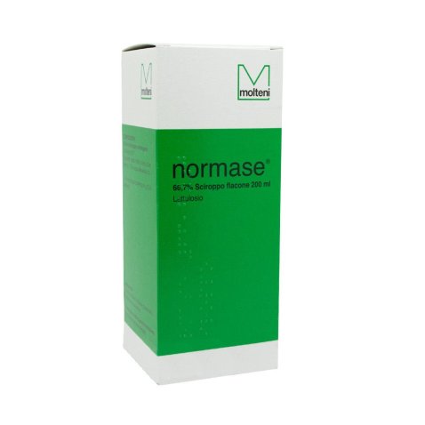 NORMASE*sciroppo 200 ml 66,7 g/100 ml flacone NORMASE*sciroppo 200 ml 66,7 g/100 ml flacone