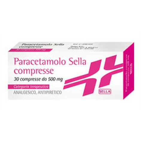 PARACETAMOLO (SELLA)*30 cpr 500 mg PARACETAMOLO (SELLA)*30 cpr 500 mg
