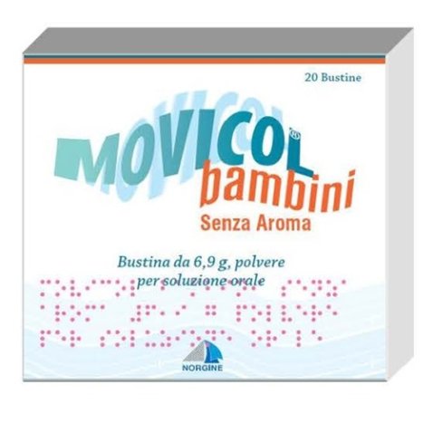 MOVICOL*BB 20 bust polv orale 6,9 g senza aroma MOVICOL*BB 20 bust polv orale 6,9 g senza aroma