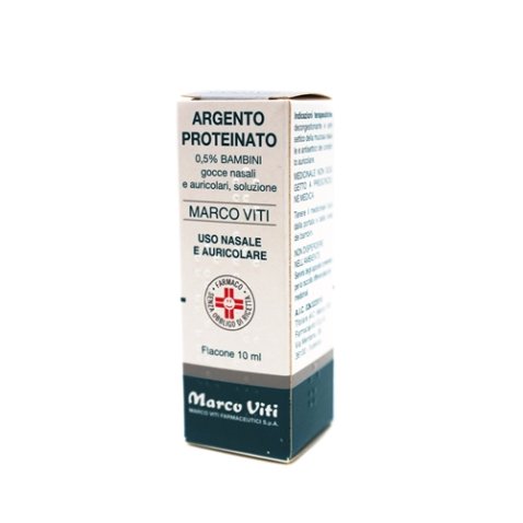 ARGENTO PROTEINATO (MARCO VITI)*BB gtt orl 10 ml 0,5%