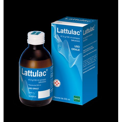 LATTULAC*sciroppo 200 ml 67 g/100 ml flacone LATTULAC*sciroppo 200 ml 67 g/100 ml flacone