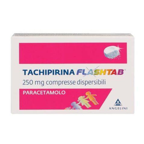 TACHIPIRINA FLASHTAB*12 cpr dispers 250 mg TACHIPIRINA FLASHTAB*12 cpr dispers 250 mg