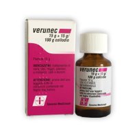VERUNEC*collodio soluz cutanea 15 g + 15 g/100 g VERUNEC*collodio soluz cutanea 15 g + 15 g/100 g