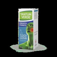 TANTUM VERDE GENGIVITE E STOMATITE*collutorio 240 ml 22,5 mg/15 ml + 7,5 mg/15 ml
