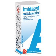 IMIDAZYL ANTISTAMINICO*collirio 10 ml 1 mg/ml + 1 mg/ml IMIDAZYL ANTISTAMINICO*collirio 10 ml 1 mg/ml + 1 mg/ml