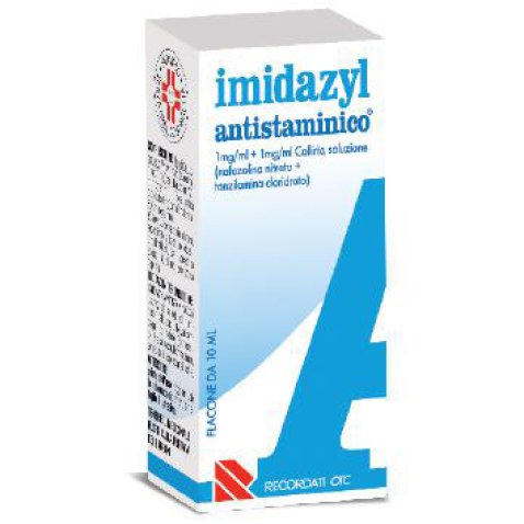 IMIDAZYL ANTISTAMINICO*collirio 10 ml 1 mg/ml + 1 mg/ml IMIDAZYL ANTISTAMINICO*collirio 10 ml 1 mg/ml + 1 mg/ml