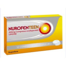 NUROFENTEEN*12 cpr orodisp 200 mg limone NUROFENTEEN*12 cpr orodisp 200 mg limone