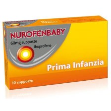 NUROFENBABY*10 supp 60 mg prima infanzia NUROFENBABY*10 supp 60 mg prima infanzia