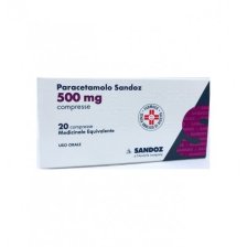 PARACETAMOLO (SANDOZ)*20 cpr 500 mg PARACETAMOLO (SANDOZ)*20 cpr 500 mg