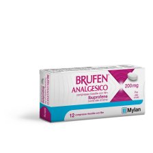BRUFEN ANALGESICO*12 cpr riv 200 mg BRUFEN ANALGESICO*12 cpr riv 200 mg