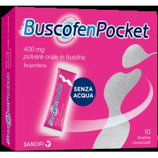 BUSCOFENPOCKET*orale polv 10 bust 400 mg BUSCOFENPOCKET*orale polv 10 bust 400 mg
