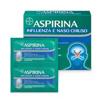 ASPIRINA INFLUENZA E NASO CHIUSO*orale 10 bust 500 mg + 30 mg ASPIRINA INFLUENZA E NASO CHIUSO*orale 10 bust 500 mg + 30 mg