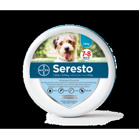 SERESTO*collare antiparassitario 12,5 g (38 cm) cani (peso fino a 8 kg)