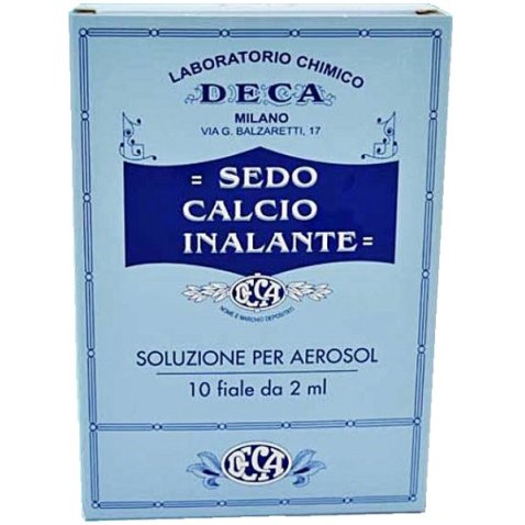 SEDO CALCIO INALANTE SOLUZIONE AEROSOL 10 FIALE 2 ML SEDO CALCIO INALANTE SOLUZIONE AEROSOL 10 FIALE 2 ML