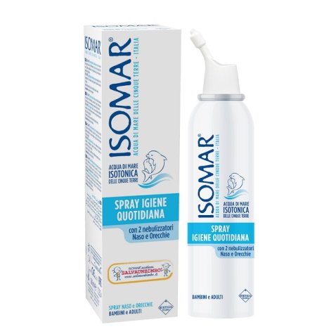 SOLUZIONE ACQUA DI MARE ISOMAR SPRAY IGIENE QUOTIDIANA 100 ML SOLUZIONE ACQUA DI MARE ISOMAR SPRAY IGIENE QUOTIDIANA 100 ML