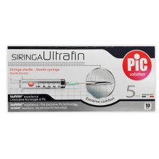 SIRINGA PIC ULTRAFINE 5 ML AGO 14 10 PEZZI SIRINGA PIC ULTRAFINE 5 ML AGO 14 10 PEZZI