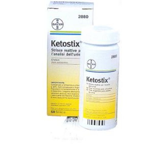 STRISCE MISURAZIONE CHETONURIA KETOSTIX 50 PEZZI STRISCE MISURAZIONE CHETONURIA KETOSTIX 50 PEZZI