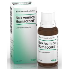 HEEL NUX VOMICA HOMACCORD GOCCE 30 ML HEEL NUX VOMICA HOMACCORD GOCCE 30 ML