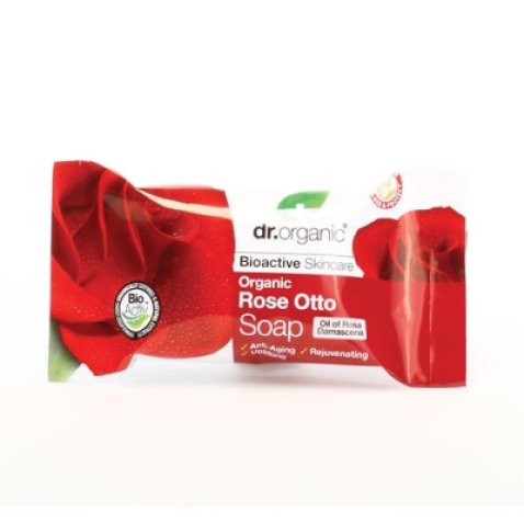 DR ORGANIC ROSE OTTO ROSA SOAP SAPONETTA 100 G DR ORGANIC ROSE OTTO ROSA SOAP SAPONETTA 100 G