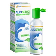 AUDISPRAY ADULT SOLUZIONE DI ACQUA DI MARE IPERTONICA SPRAYSENZA GAS DETERSIONE ORECCHIO 50 ML