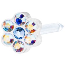 BLOMDAHL FORALOBO MP DAISY 5MM RAINBOW/ALEXANDRITE BLOMDAHL FORALOBO MP DAISY 5MM RAINBOW/ALEXANDRITE
