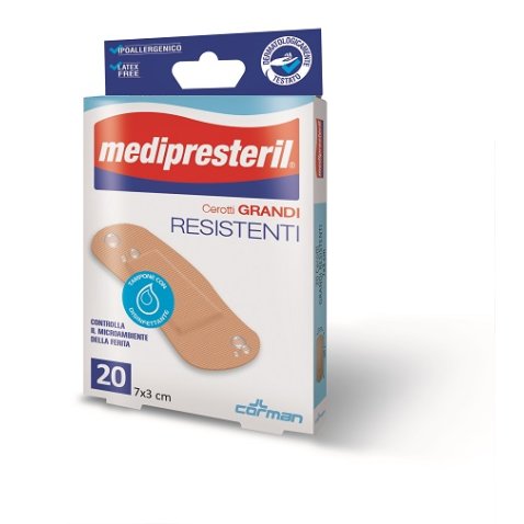 CEROTTO MEDIO MEDIPRESTERIL RESISTENTE 7X2CM 20 PEZZI CEROTTO MEDIO MEDIPRESTERIL RESISTENTE 7X2CM 20 PEZZI